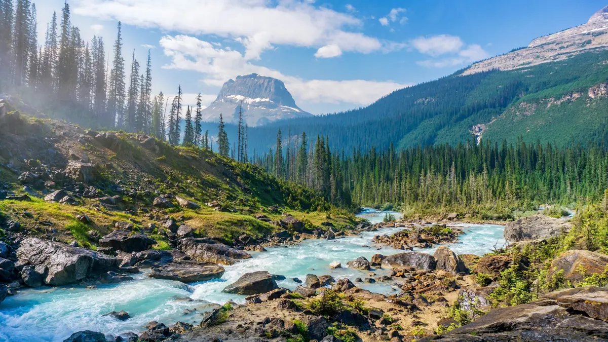 time-lapse photography of river